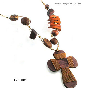  Wooden Cross Necklace ( Wooden Cross Necklace)