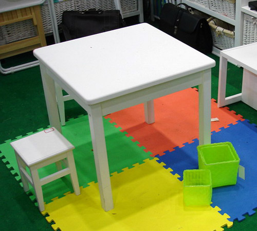  Children Table Stool Shelf