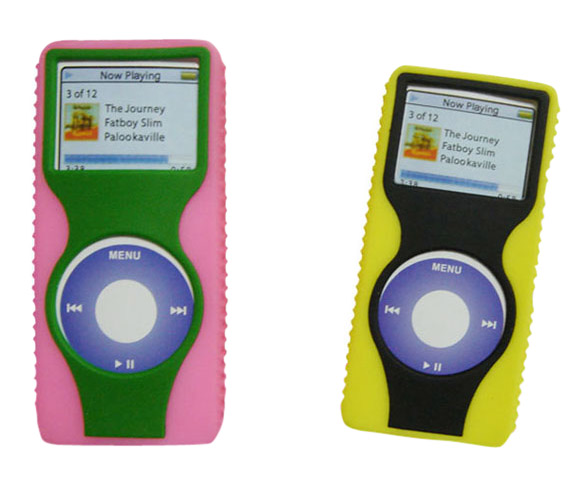  iPod Nano I & II Compatible Silicon Case - Double-Color (Ipod Nano Я & II Совместимость Silicon Case - Double-Колор)