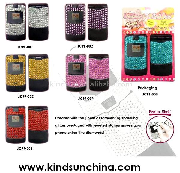 Jeweled Sticker for Cell Phone Faceplate ( Jeweled Sticker for Cell Phone 