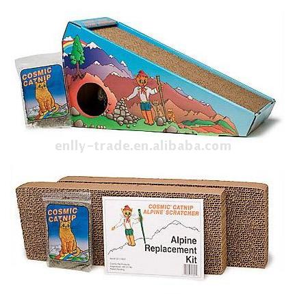  Pet Cardboard Scratcher with the Catnip (Pet Pappe Scratcher mit der Katzenminze)