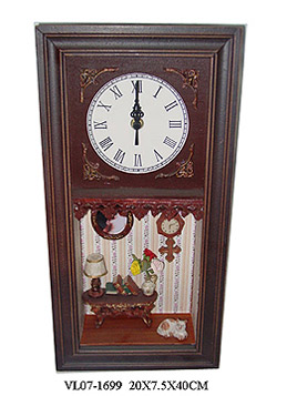 Antique Wooden Wall Clock (Antik Holz Wanduhr)