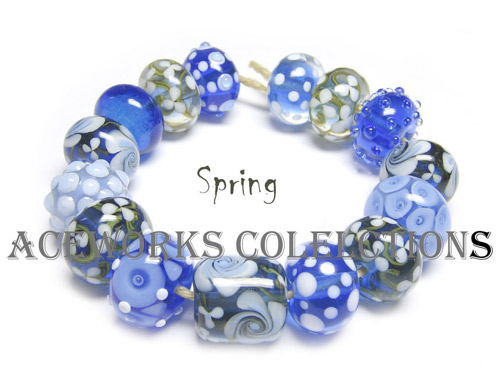  Lampwork Beads Bracelet (Lot de bracelet de perles)