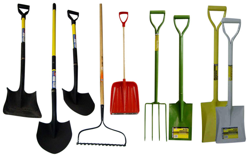  Shovel, Fork, Rakes (Pelle, fourches, râteaux)