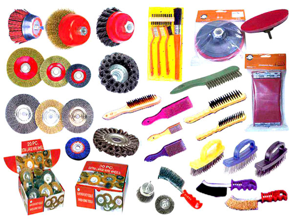  Wire Wheel, Wire Brush & Sanding Pad