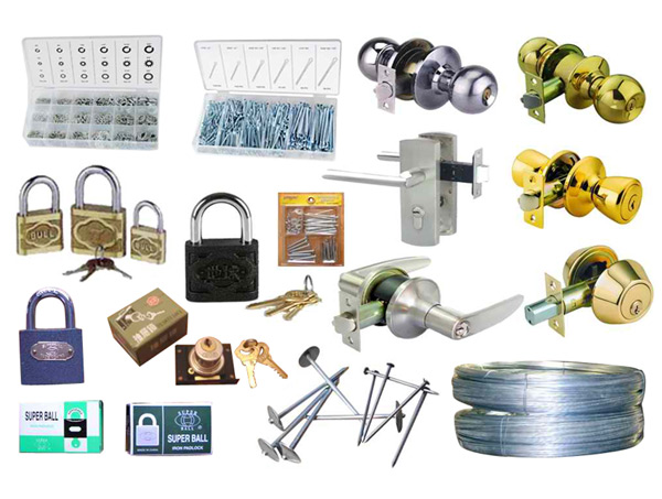  Lock, Steel Wire & Nails (Lock, Fil d`acier et ongles)
