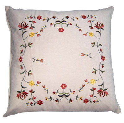  Embroidered Velveteen Cushion ( Embroidered Velveteen Cushion)