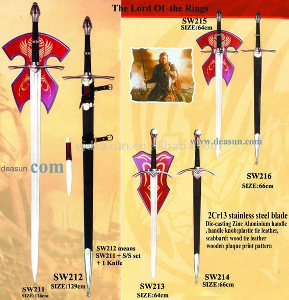  The Lord of Rings Swords (Le Seigneur des Anneaux Swords)