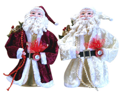  Fabric Santa Claus