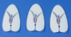  Little Tulip Petal Shape Glass (Little Tulip Petal Form Glass)