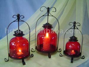 Glas Kerzenständer (Glas Kerzenständer)