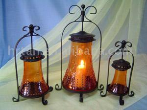 Glas Kerzenständer (Glas Kerzenständer)