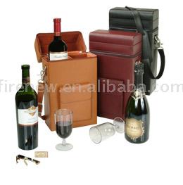  Leather Wine Bottle Box (Кожа бутылки вина Box)