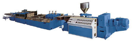  Composite Profile of PVC and Wood Powder Extrusion Line (Композитный профиля из ПВХ и дерева Порошковая экструзионная линия)