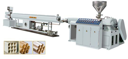  PVC/PE Multi-Hole Pipes Extrusion Line (PVC / PE Multi-Hole tubes Extrusion Line)