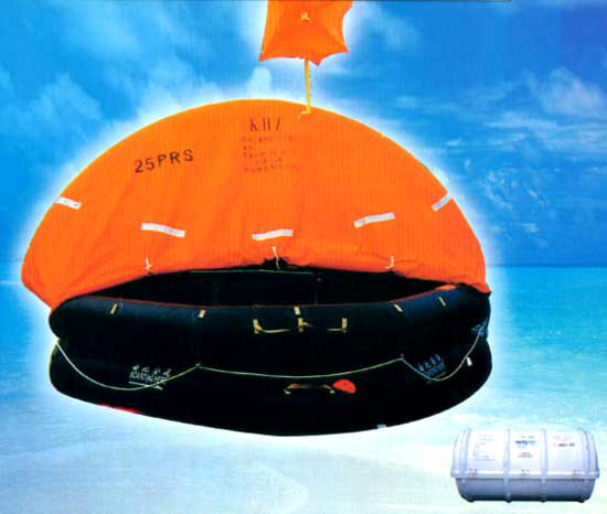  KHZ Self-Righting Inflatable Life Raft (KHZ остойчивый надувной спасательный плот)