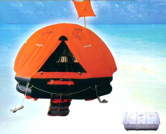  KHZD Self-Righting Davit Launched Type Inflatable Life Raft (KHZD остойчивый Давид запускаемых тип надувной спасательный плот)