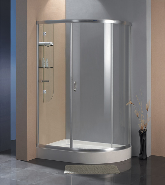  Long and Curved Sliding Door Shower Room (Lange und gebogene Schiebetür Dusche Zimmer)