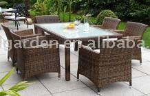 Outdoor Allwetter-Wicker Furniture Set (Outdoor Allwetter-Wicker Furniture Set)