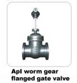  API Worm Gear Flanged Gate Valve (API Worm Gear brides Gate Valve)