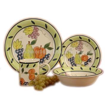  Stoneware Ceramic Set / Dinner Set (Stoneware Керамическая Set / Dinner Set)