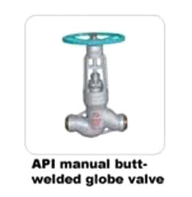  API Manual Butt-Welded Globe Valve (API Manuel soudés bout à bout Globe Valve)