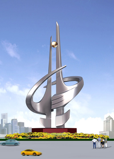  Stainless Steel Sculpture (Stainless Steel Sculpture)