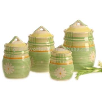  Ceramic Canister Set (Керамические канистра Установить)