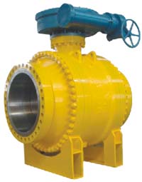  Worm Gear Flanged Ball Valve (Worm Gear Flanged Ball Valve)