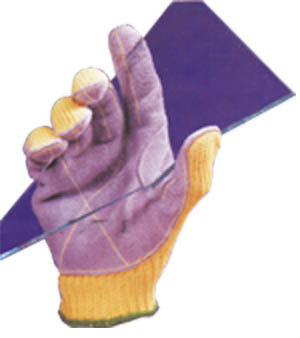  7 Gauge Kevlar Liner With Heavy Duty Cow Split Leather Glove (7 Gauge Kevlar-Einlage mit Heavy Duty Rindspaltleder Glove)