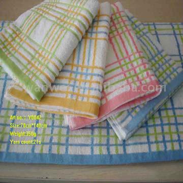  Yarn Dyed Bath Towel