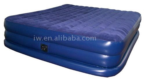  3-Layer Raised Air Bed with Built-In Pump