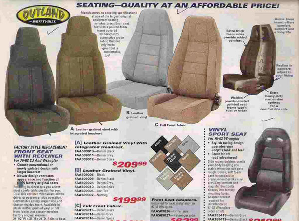  JCW Jeep Seat ( JCW Jeep Seat)