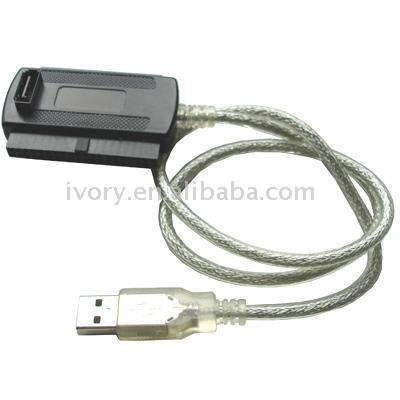  USB 2.0 to IDE & SATA Cable ( USB 2.0 to IDE & SATA Cable)