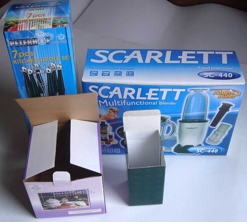  Color Carton Boxes (Couleur Carton Boîtes)