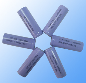  1100mAh/3.7V Lithium Cylindrical Battery ( 1100mAh/3.7V Lithium Cylindrical Battery)