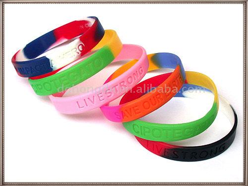  Debossed Silicone Bracelet ( Debossed Silicone Bracelet)