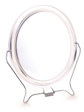  Double-Side Desk Oval Mirror (Double-Side Desk Miroir ovale)