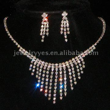  Rhinestone Fashion Jewelry Set
