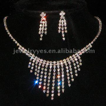 Strass Modeschmuck Set (Strass Modeschmuck Set)