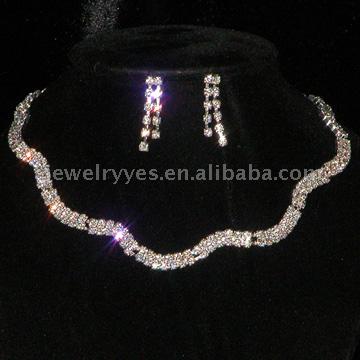 Strass Modeschmuck Set (Strass Modeschmuck Set)