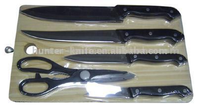  Knife Set-5pcs with Cutting Board