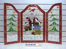  Christmas Folding Screen (Рождественские ширма)