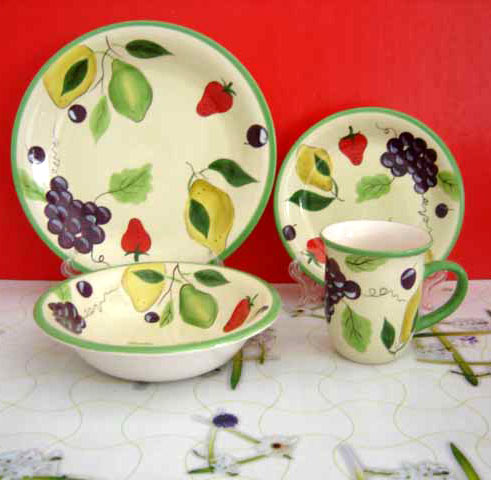  Stoneware Dinner Set (Steinzeug-Dinner Set)