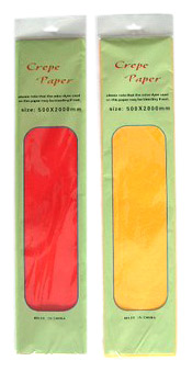  Color Crepe Paper (Couleur Papier crépon)