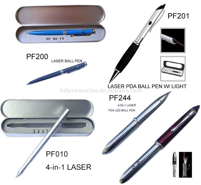  Ballpoint Pens with Laser Light (Шариковые ручки лазерным светом)