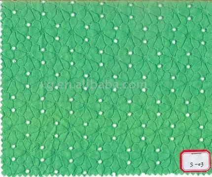  100% Cotton Embroidery Fabric (100% хлопок вышивка ткани)