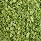  Freeze Dried Green Bell Pepper 10x10mm (10x10mm лиофилизированный зеленого перца колокола)