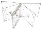  PS CD Jewel Case for 6 Discs Clear ( PS CD Jewel Case for 6 Discs Clear)