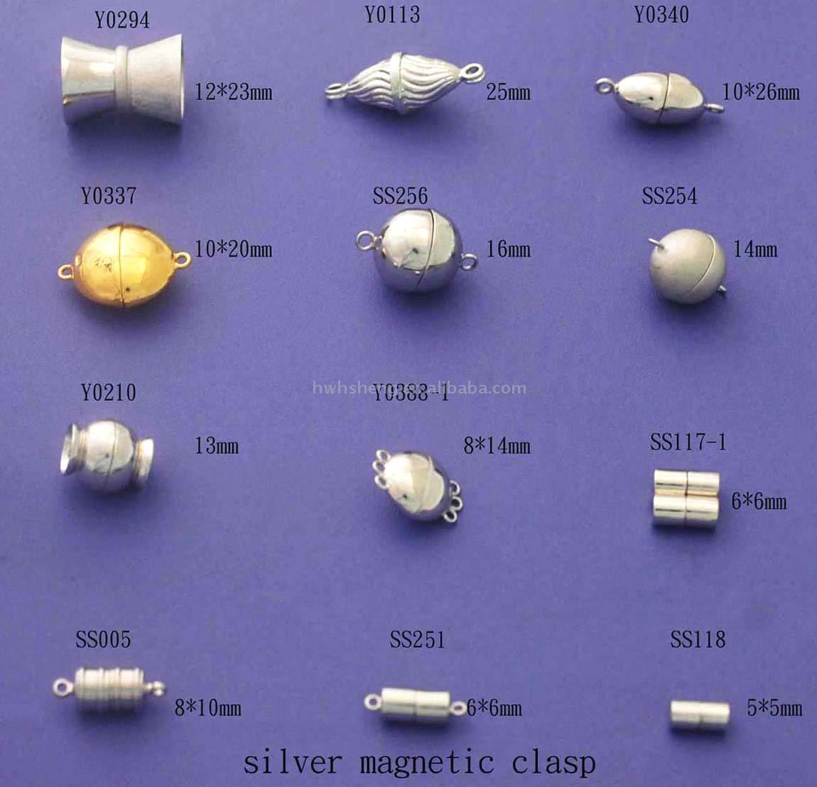  Silver Magnetic Clasp ( Silver Magnetic Clasp)